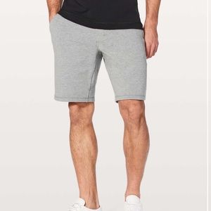 Lululemon City Sweat Short 9.5" Heathered Medium Grey Large